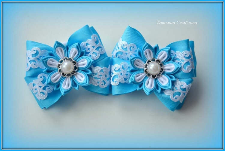 Бантики канзаши