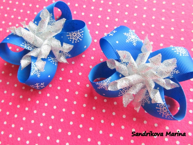 Морские новогодние заколки