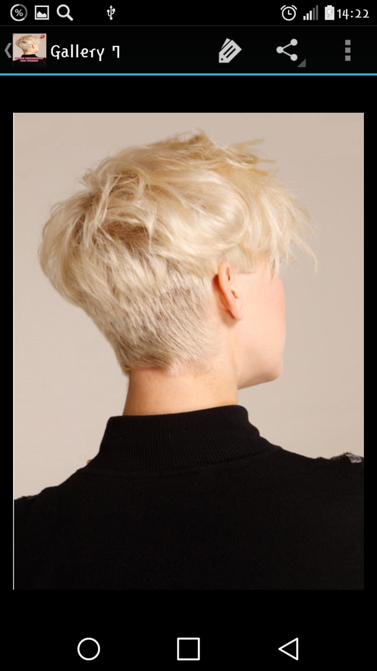 Женские стрижки вид сзади