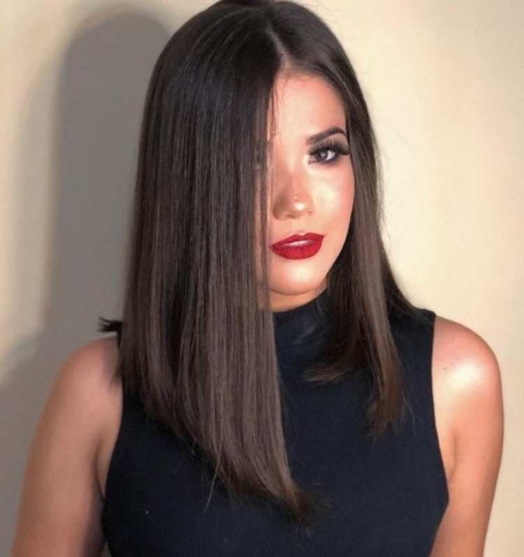 Удлинённое каре 2022 без челки