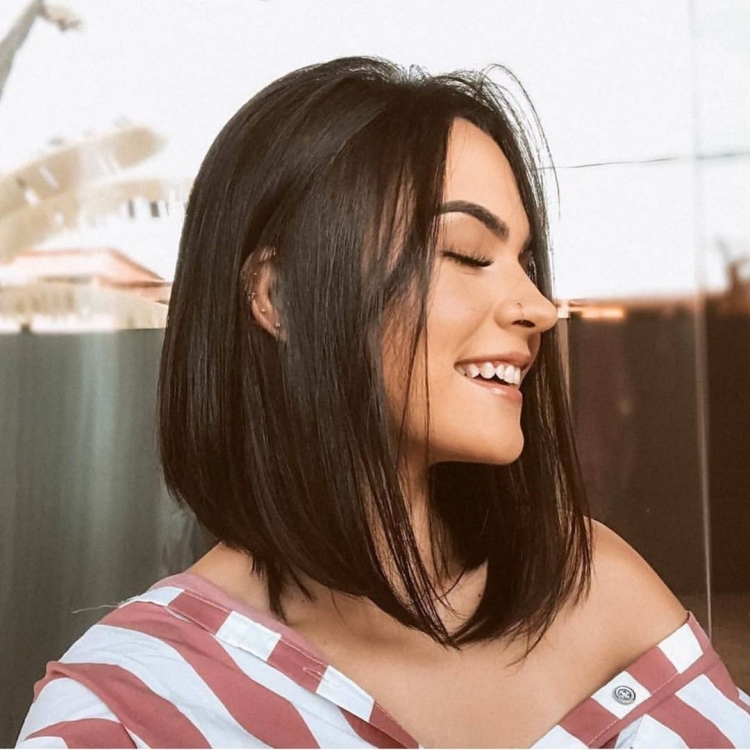 Стрижка удлинённое карэ