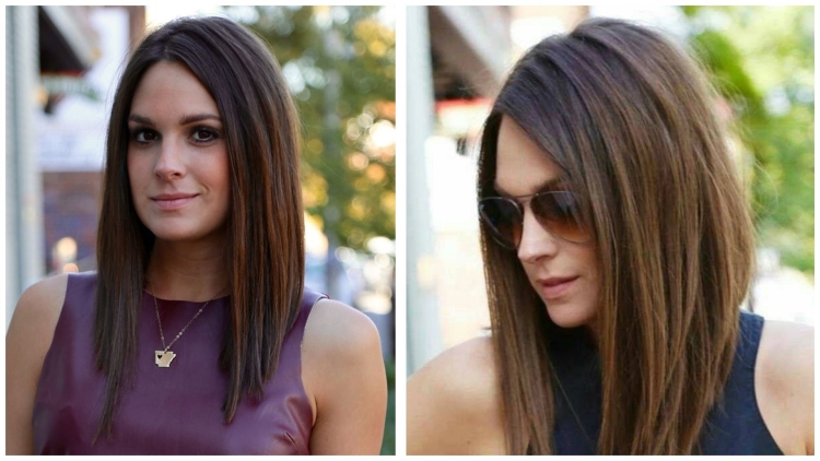 Удлиненное Боб каре на длинные волосы