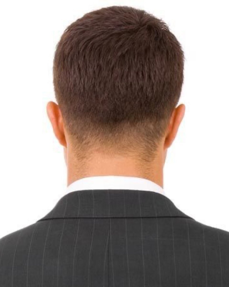 Мужские прически вид сзади