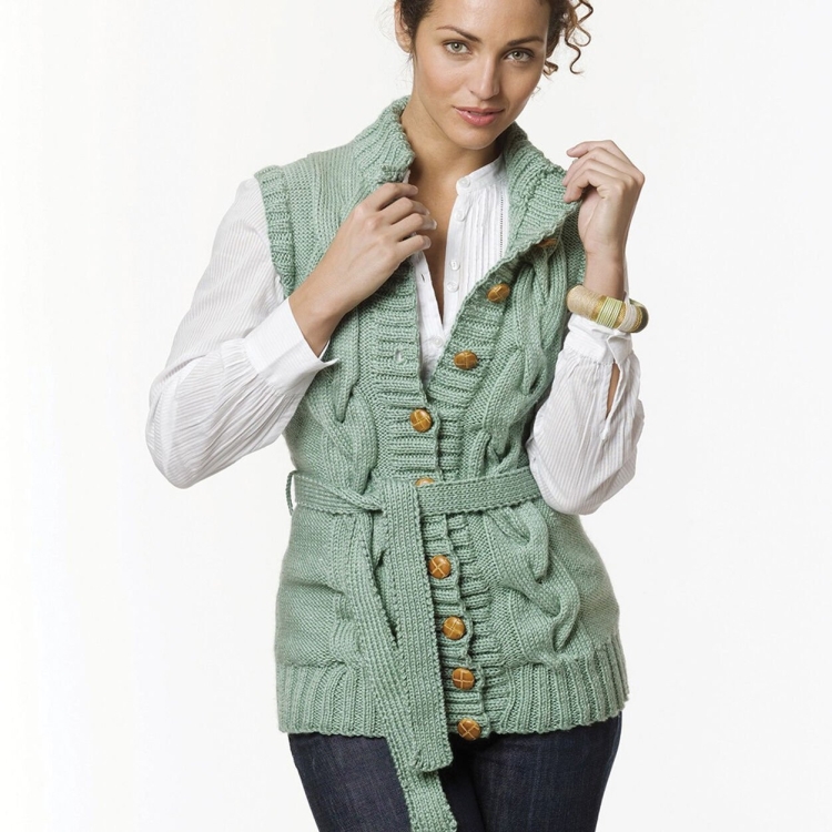 Knit Vest Раверли