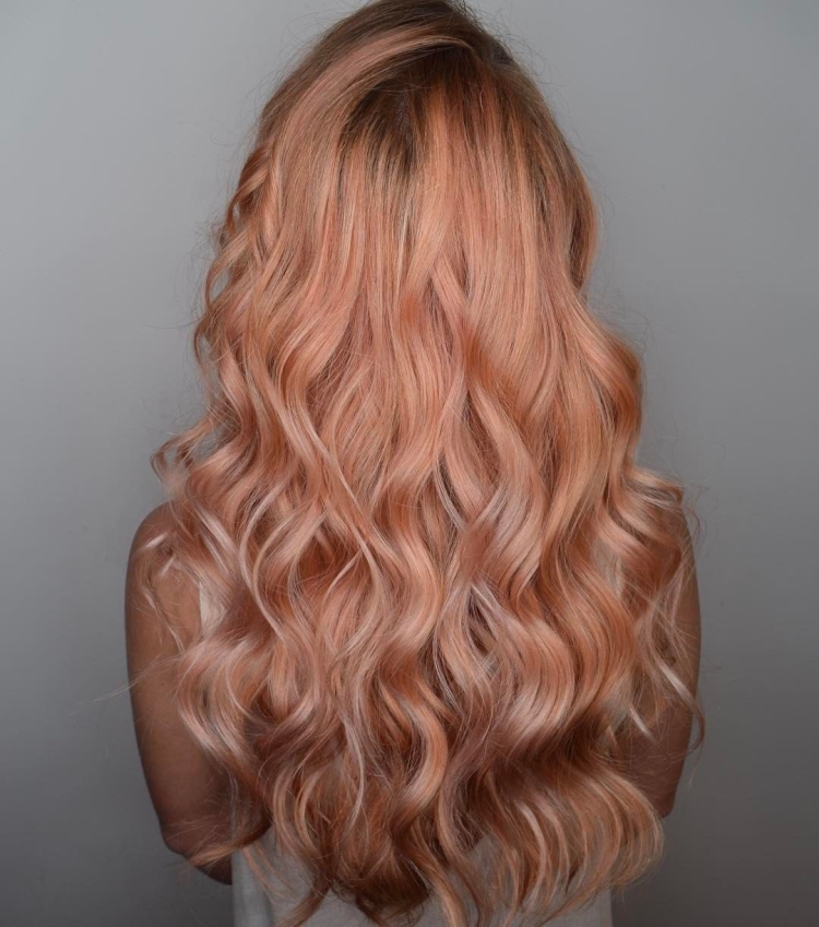 Персиковый блонд