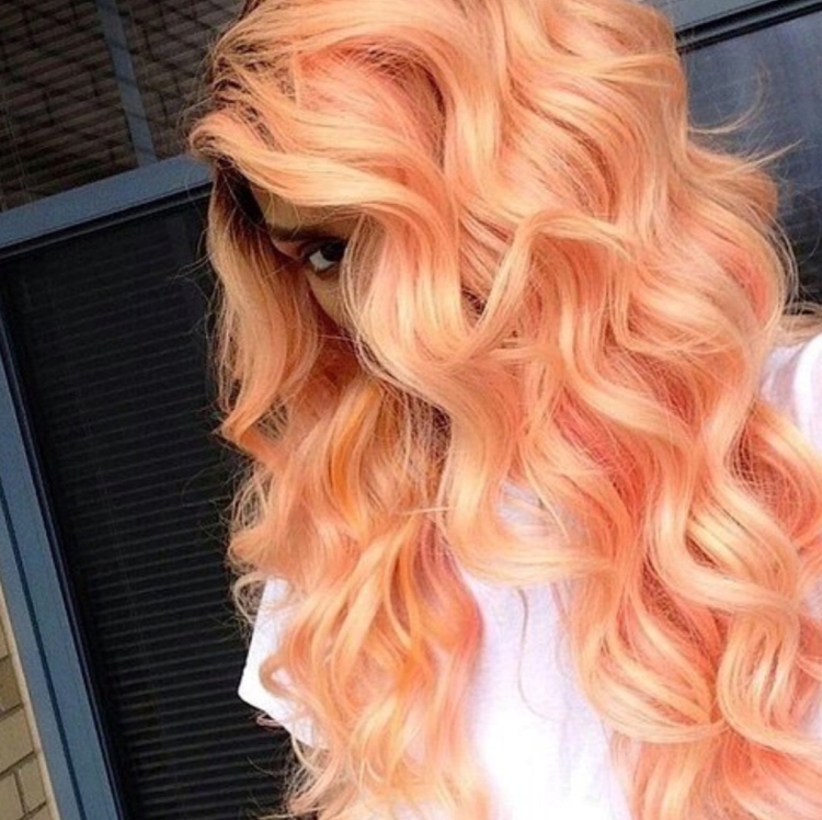 Peach hair цвет волос