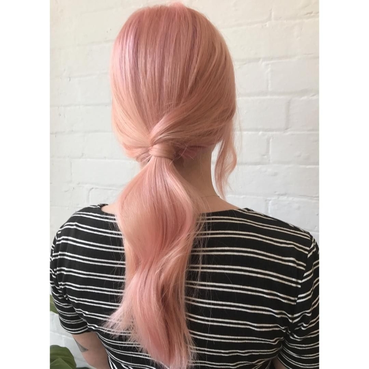 Розовый блонд краска для волос