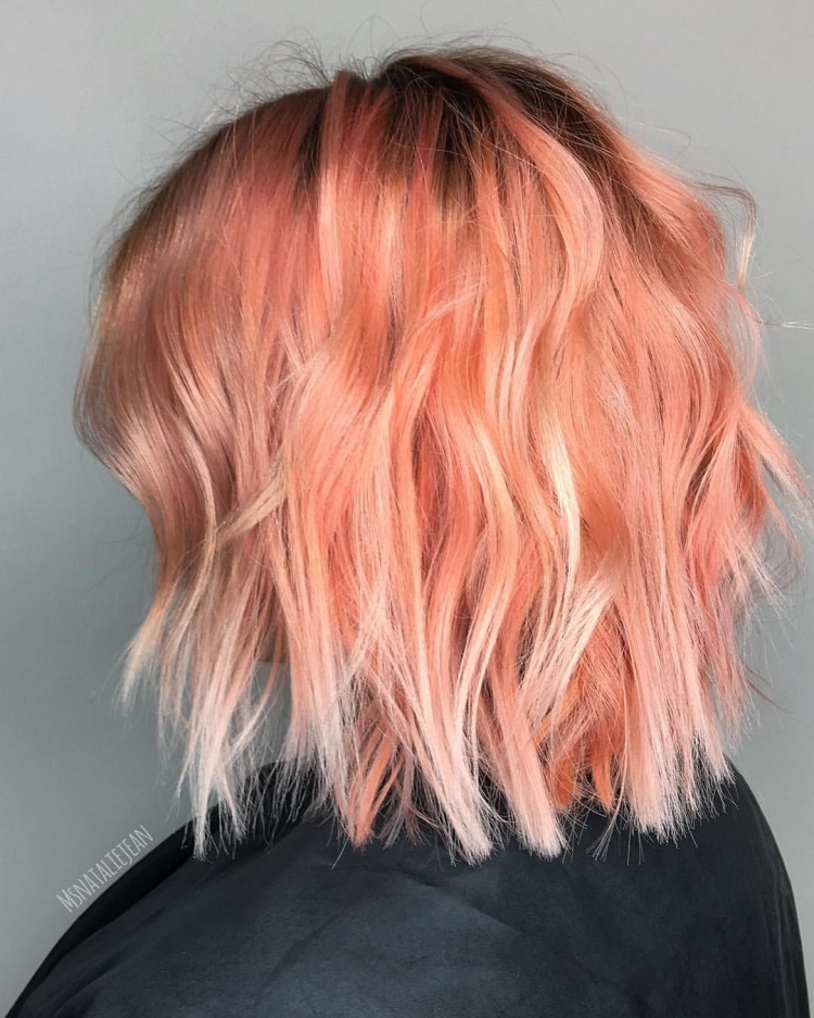 Персиковый цвет волос