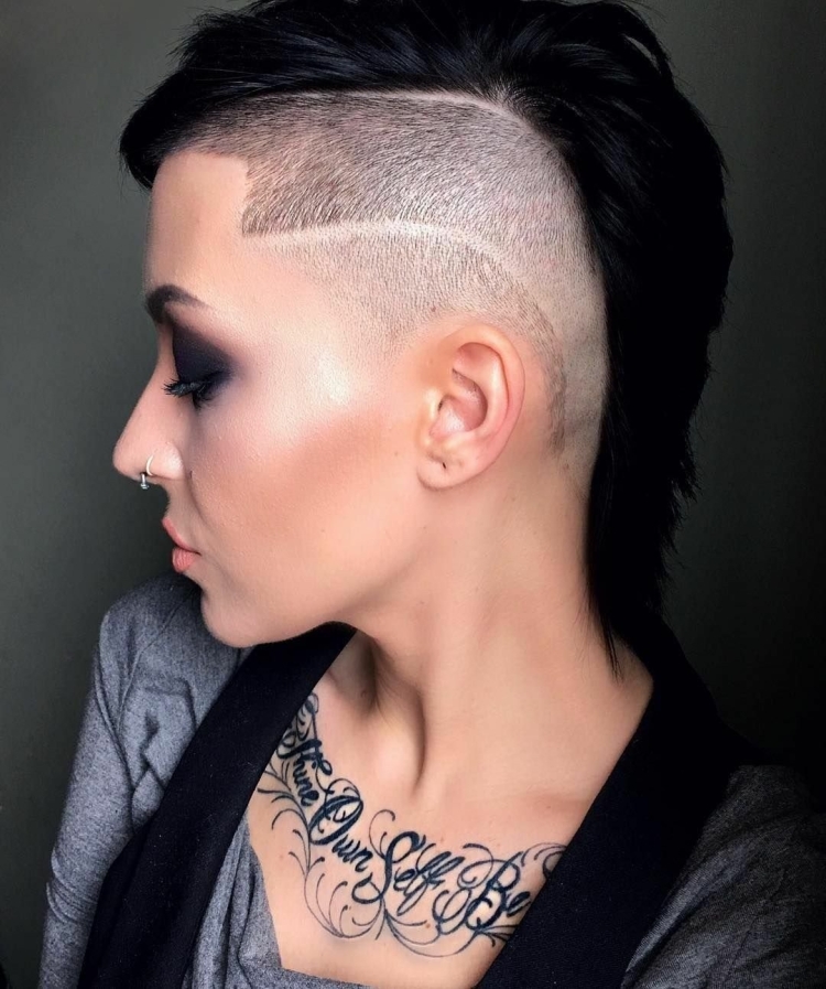 Креативные стрижки женские с выбриванием