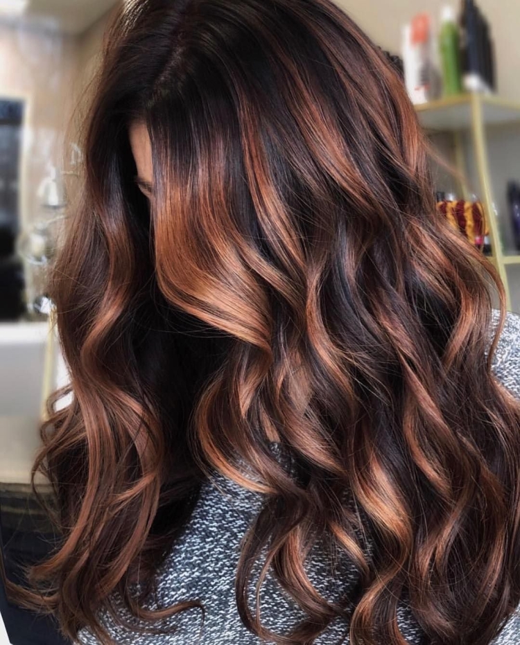 Окрашивание на длинные волосы