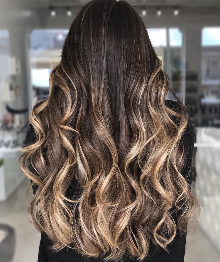 Мелирование балаяж