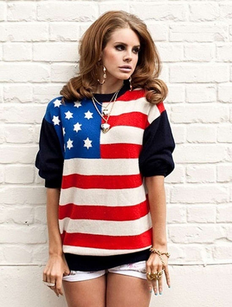 Кофта в американском стиле