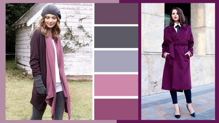 Сочетание серого цвета в одежде