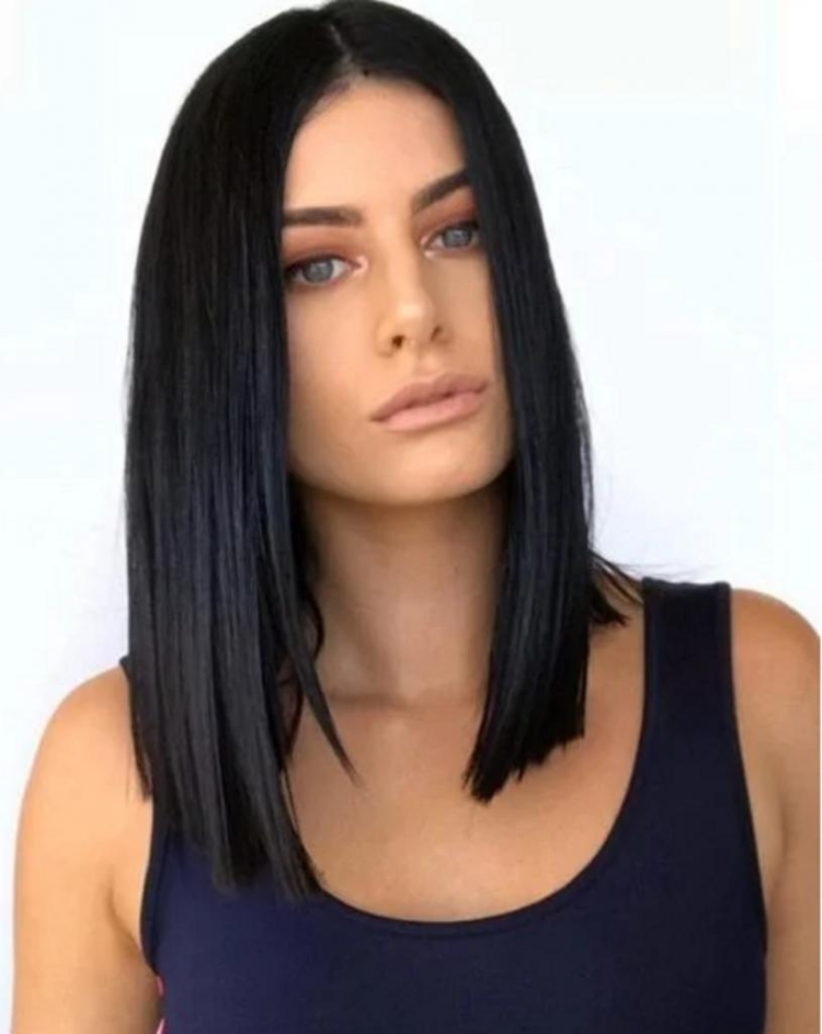 Каре на длинные волосы