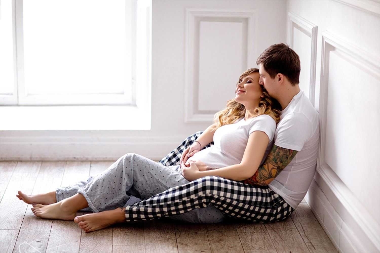 Беременная фотосессия