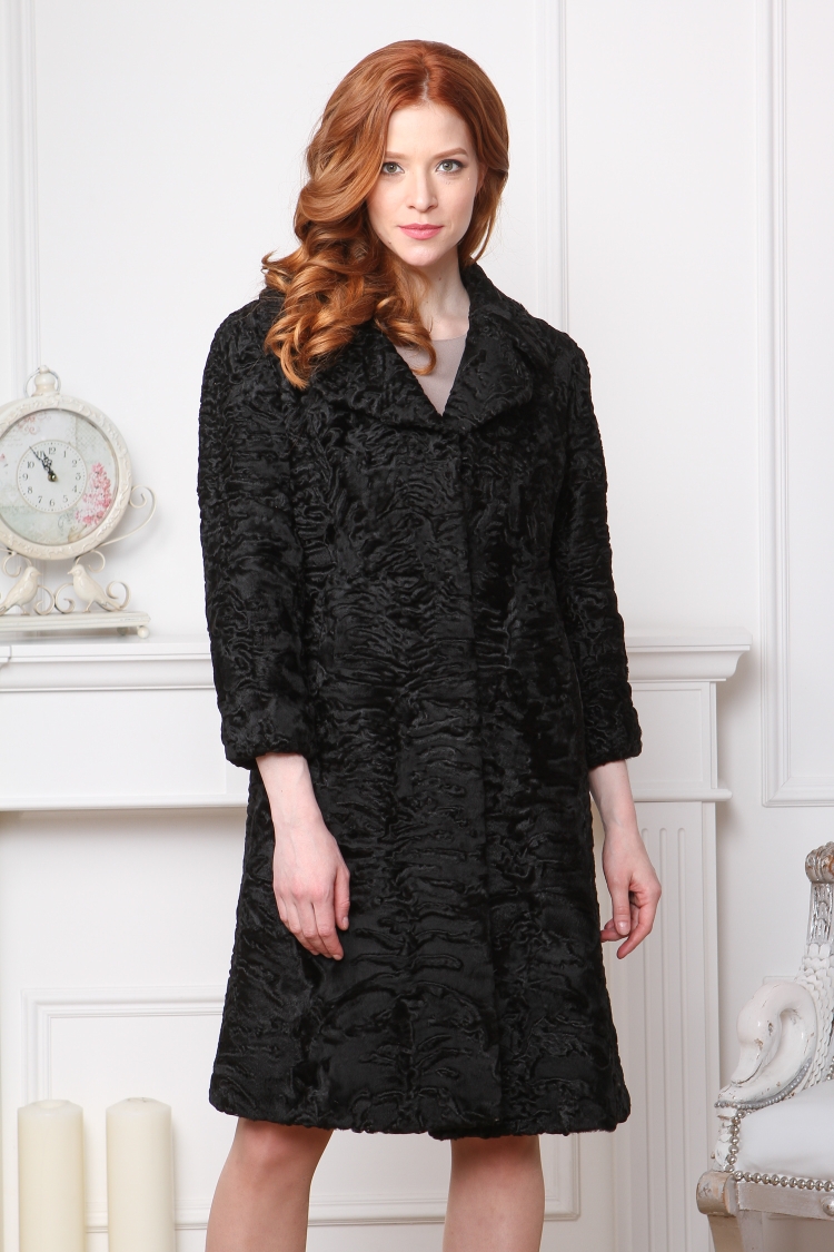 Шуба Элиза из каракуля