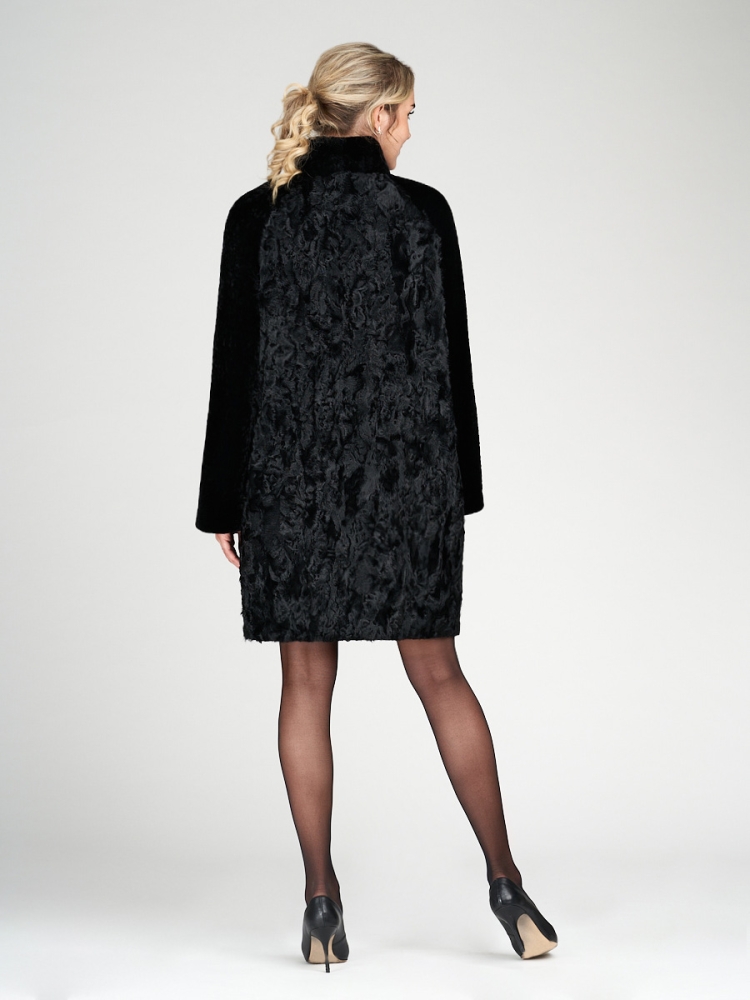 Шуба каракуль Снежная Королева