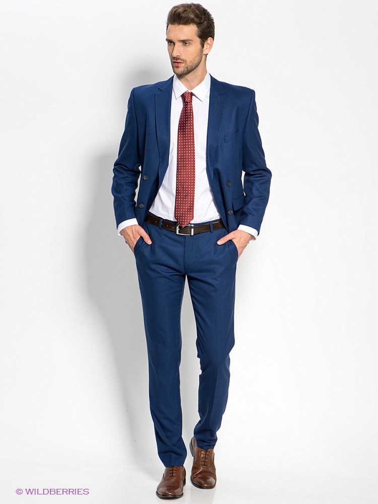 Пиджак к синим брюкам