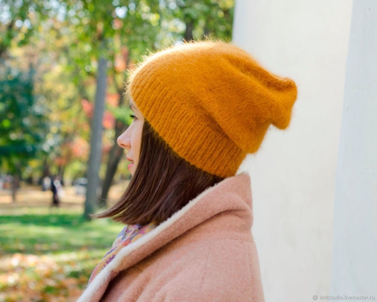 Шапка Greta, горчичная