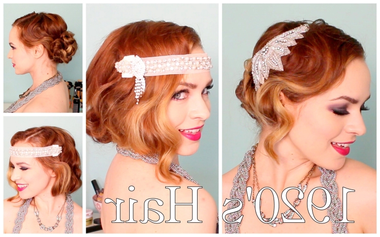 Причёски в стиле 20-х годов на короткие волосы