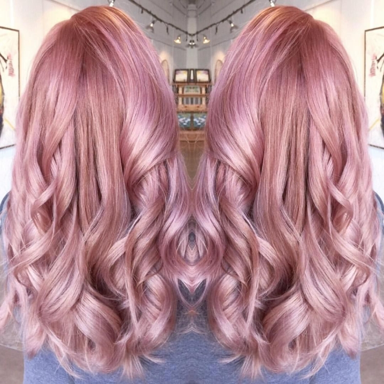 Розовое золото краска шварцкопф