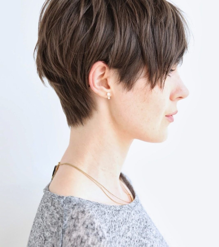 Пикси Томбой стрижка