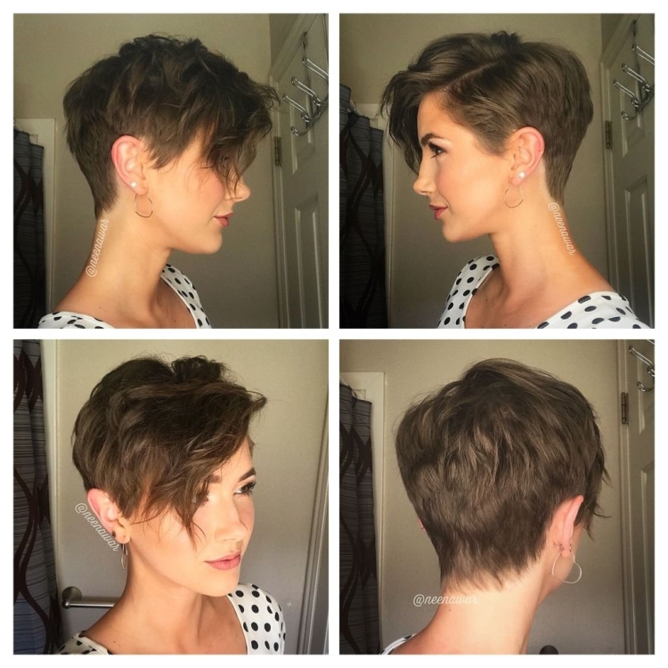 Отращивание волос с короткой стрижки