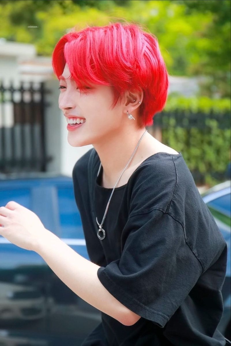Kim hongjoong Red hair