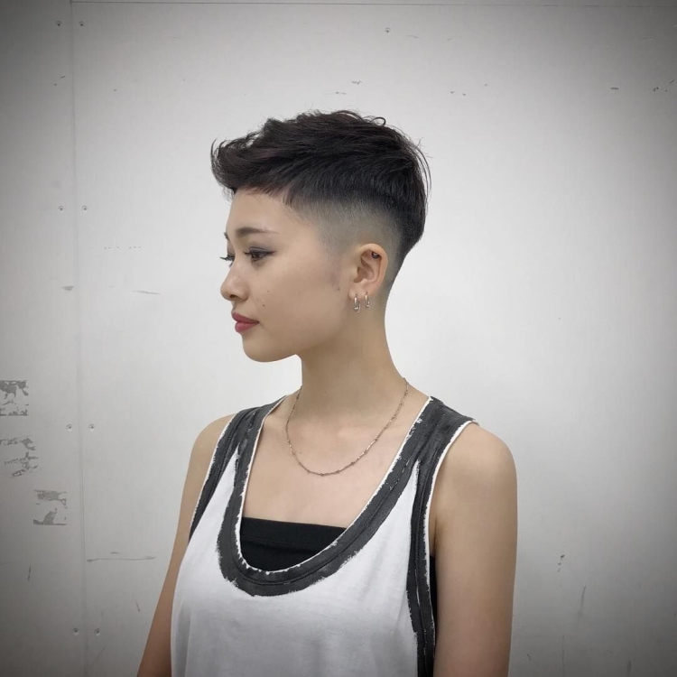 Корейская причёска Томбой Ян