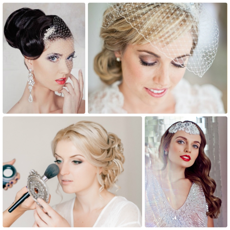Свадебные прически в стиле гангстеров