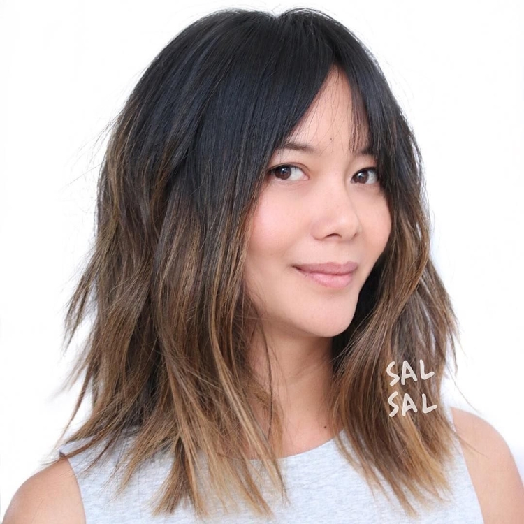 Шегги маллет стрижка корейская