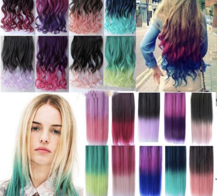 Сочетание цветов на волосах