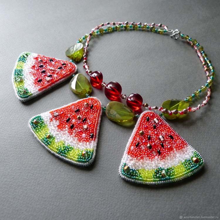 Колье Арбуз