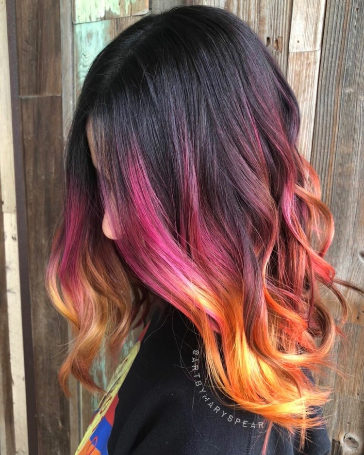 Цветные кончики