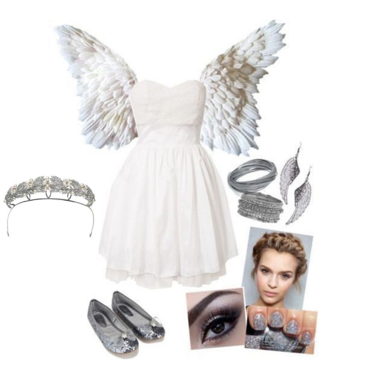Аутфит ангел на новый год