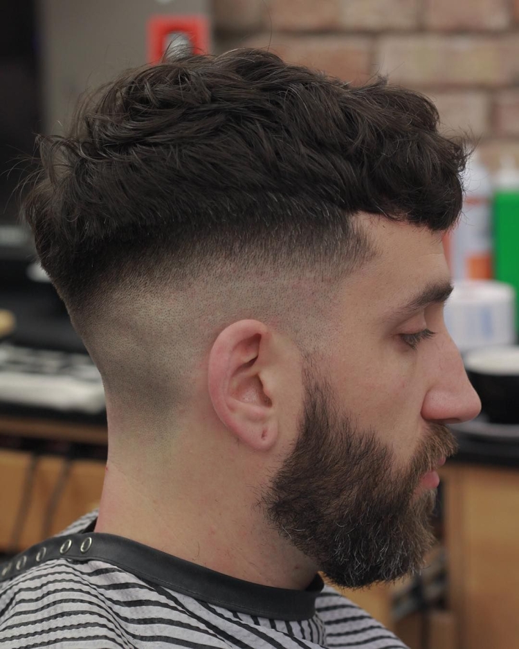 Прическа гриб мужская