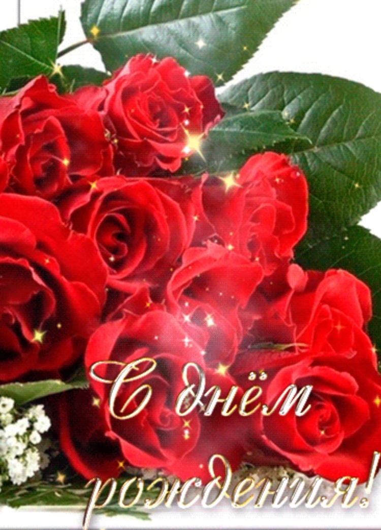 Открытки с днём рождения розы