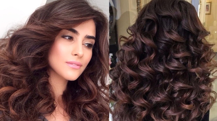 Локоны на длинные волосы