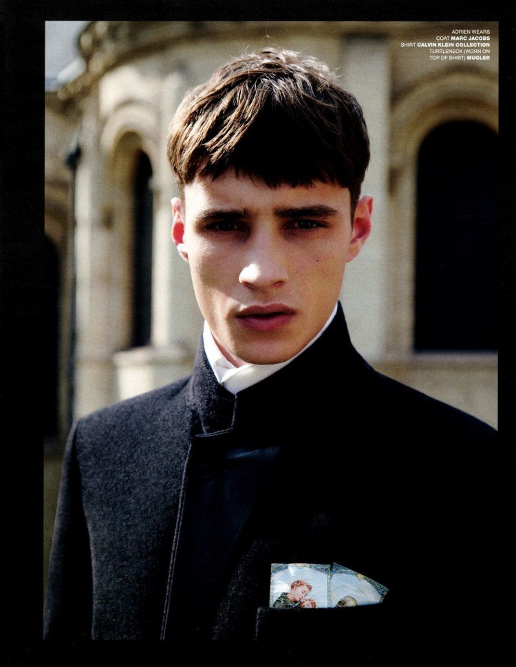 Стрижка под горшок мужская современная