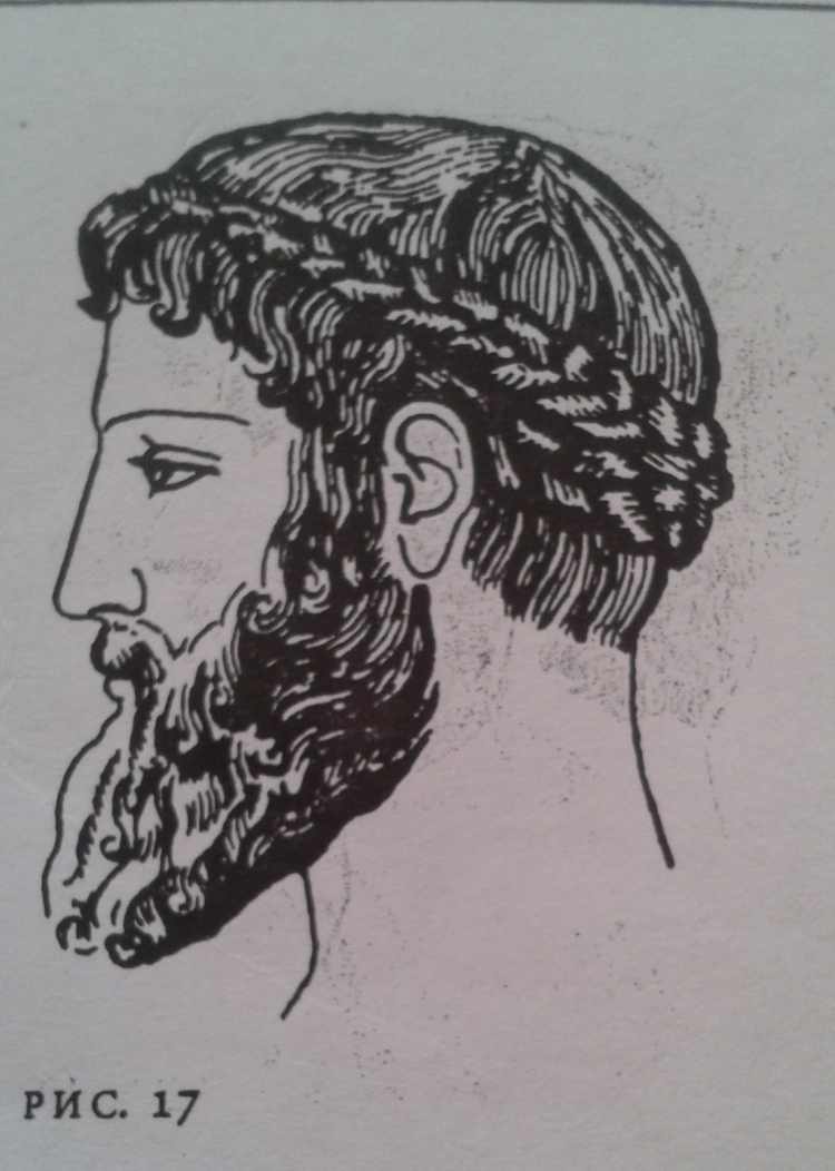 Греческие прически мужские