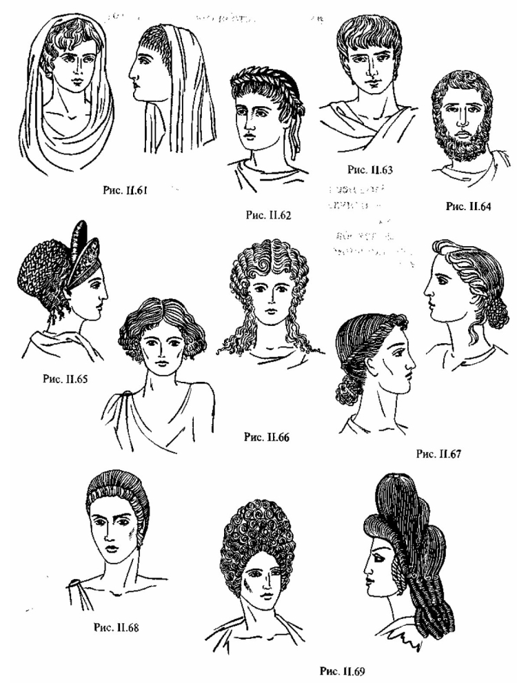 Прически древней Греции название