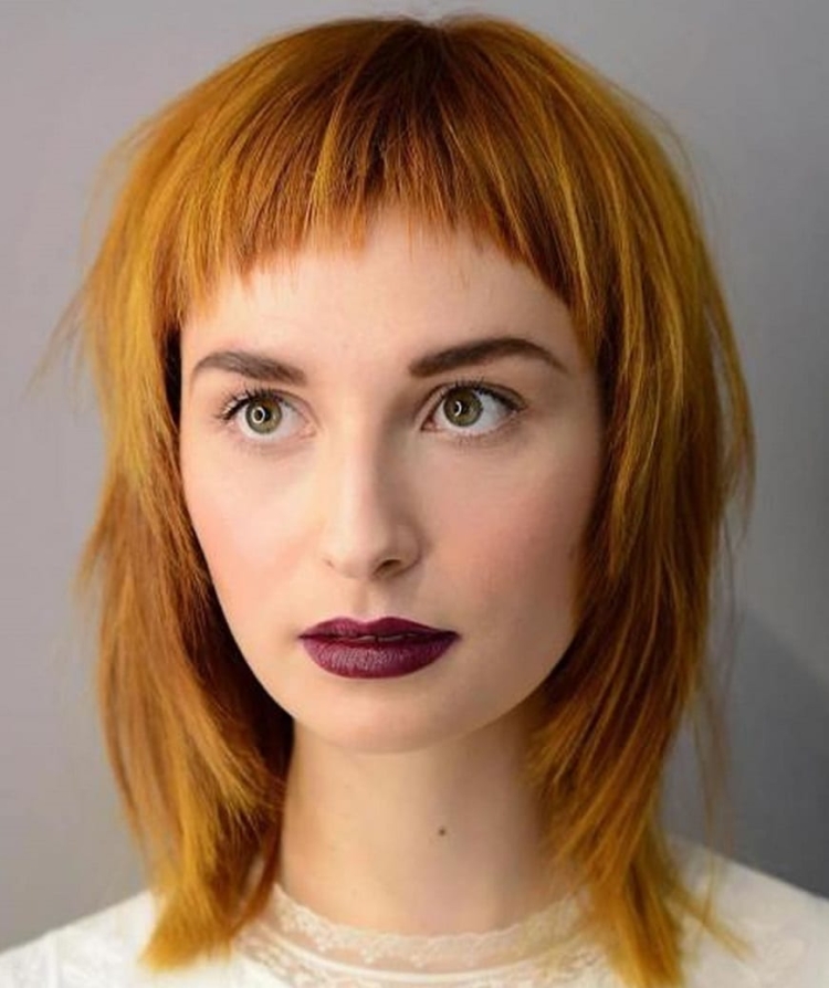 Короткая челка