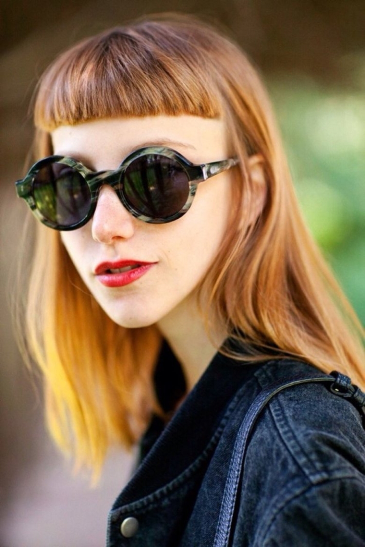 Короткая челка