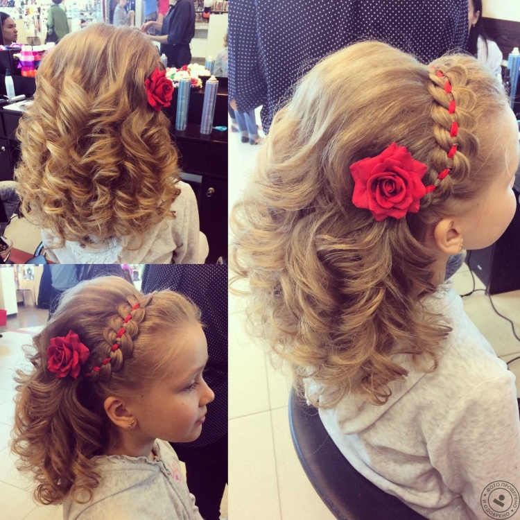 Прически на выпускной в детский сад