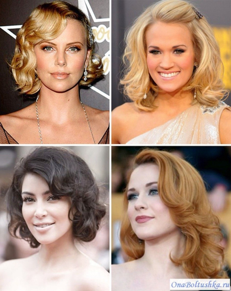 Причёски и укладки на средние волосы
