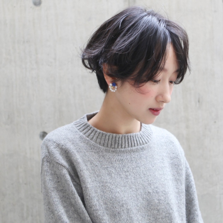 Короткие корейские прически для девушек шторки