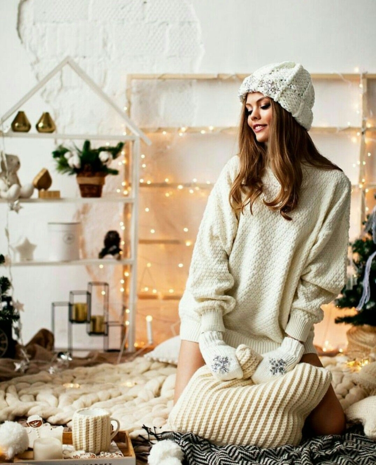 Стильная Новогодняя фотосессия