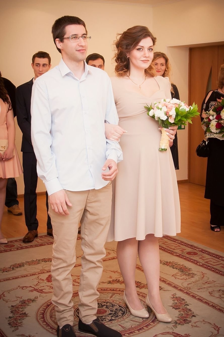 Платье для росписи в ЗАГСЕ