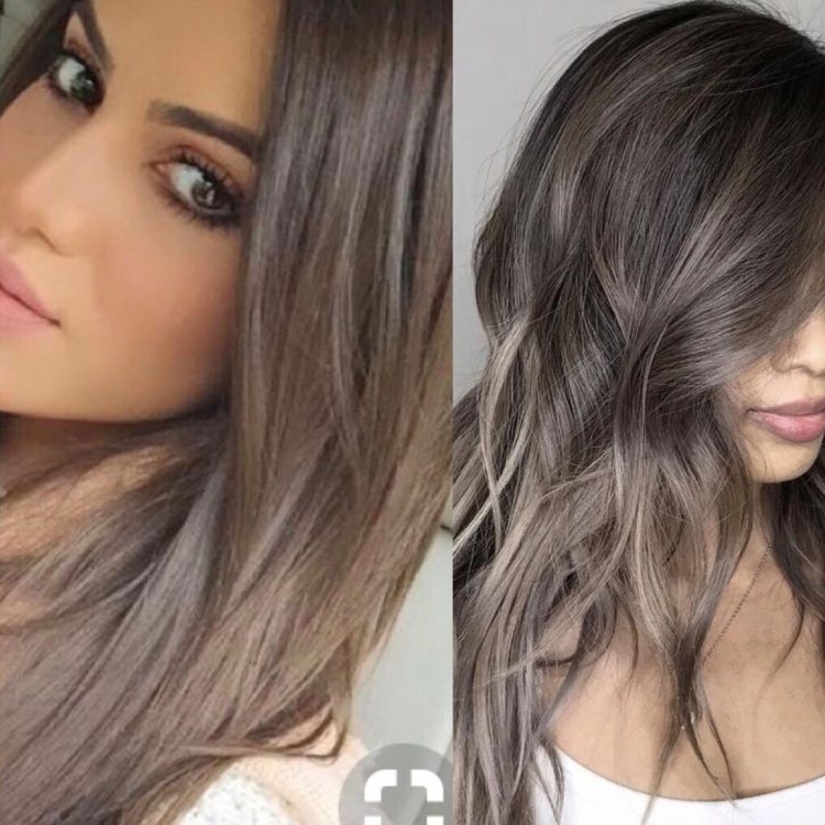 Пепельная брюнетка