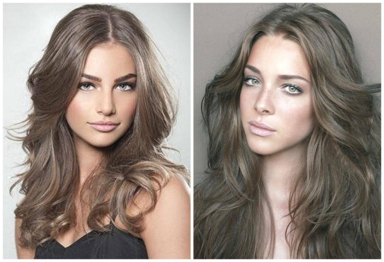 Русые волосы с пепельным оттенком и зеленые глаза